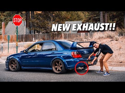 New Exhaust Install For The STI!! (Invidia G200)