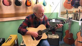 Video thumbnail for Tom plays 'King of the Road' on a Collings Pete Huttlinger Signature OM1 by GryphonStrings