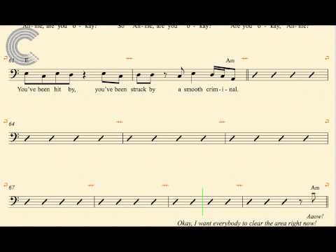 Tuba - Smooth Criminal - Michael Jackson - Sheet Music, Chords, & Vocals
