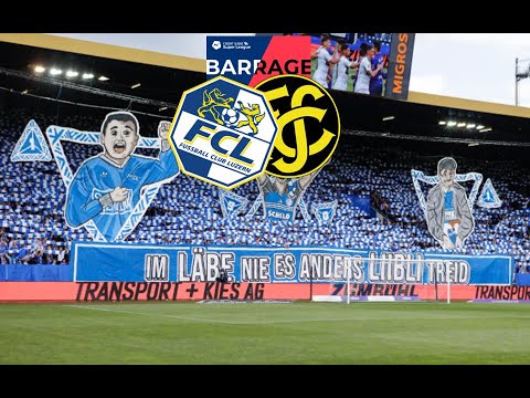 Barrage Rückspiel: FC Luzern vs FC Schaffhausen Stadionvlog!