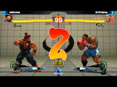 EVO 2013 - Infiltration (Akuma) vs EG PR Balrog (Fei Long - Balrog) - SSF4 AE