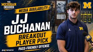 Michigan WR JJ Buchanan picks his breakout player; eager to showcase pass friendly offense