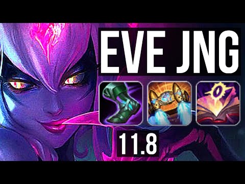 EVELYNN vs GWEN (JUNGLE) | 800+ games, 6/2/7 | NA Diamond | v11.8