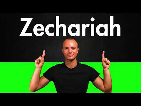 How to Pronounce Zechariah (Biblical Figure) Correctly
