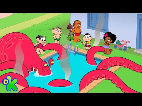 Cascão e um plano para tirar os amigos da piscina | Turma da Mônica | Discovery Kids Brasil