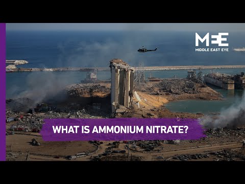 Ammonium nitrate: the deadly chemical behind the Beirut explosion.