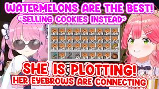 Miko Finds Out Luna Was Plotting Watermelons Over Cookies During Minecraft Gold Rush
