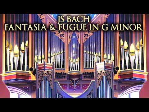 JS BACH -  FANTASIA & FUGUE IN G MINOR BWV 542 - ORGAN OF ST MARY'S CATHEDRAL NEWCASTLE