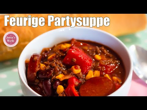 Aufgepasst❗Feurige Partysuppe mit Hackfleisch und Cabanossi👍 Da werden müde Gäste munter 😎