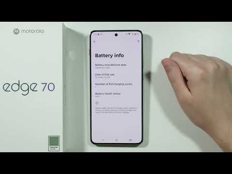 Motorola Edge 70: How to Check Battery Health (Find Battery Info)