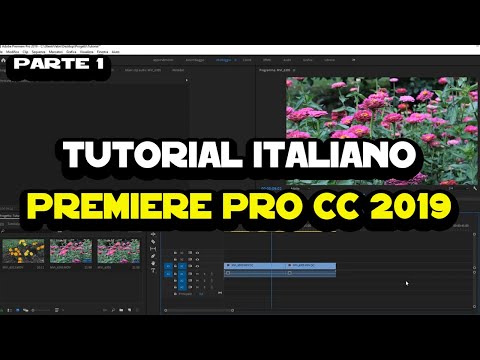 Tutorial italiano Premiere Pro CC 2019 - Parte 1 - Nuova sequenza ed interfaccia