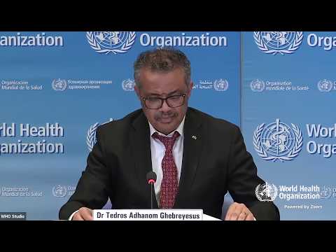 Live from WHO Headquarters - coronavirus - COVID-19 daily press briefing 27 March 2020