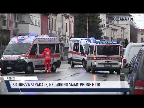 2023-10-16 FIRENZE - SICUREZZA STRADALE, NEL MIRINO SMARTPHONE E TIR