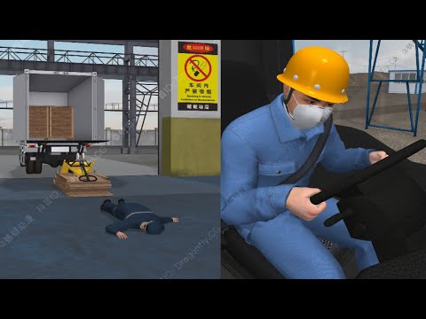 Обережно на виробництві / china videos / be careful / danger at work / safety first / @dragonfly.cg