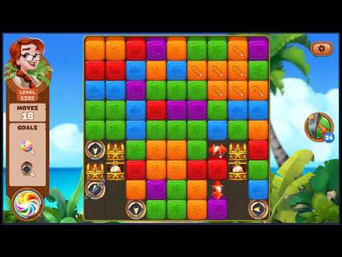 Lost Island Blast Adventure Level 1355 - NO BOOSTERS 🏝️ | SKILLGAMING ✔️