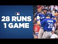 Blue Jays Go Off For 28 Runs In ONE Game Vs Red Sox