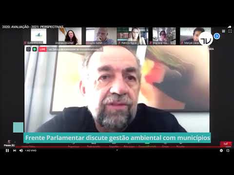Frente parlamentar discute gestão ambiental com municípios - 11/12/20
