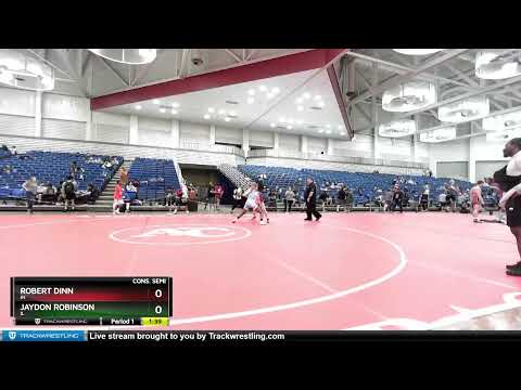 145 Lbs Cons. Semi - Robert Dinn, IN Vs Jaydon Robinson, IL D832