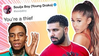 Soulja Boy Starts Twitter War, Accuses Ariana Grande and Drake of Theft