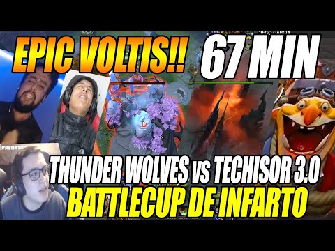 EPICA PARTIDA!! MATTHEW Y LOS ELITE WOLVES SE ENFRENTAN A UN TECHIES RECONTRA GOZU EN LA BATTLECUP
