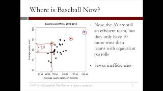 2.3.11 Sports Analytics - Video 6: The Analytics Edge in Sports