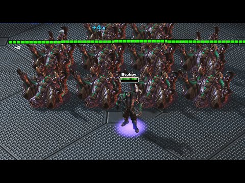 Insane 4 Base Stukov Game! Kerrigan Survival