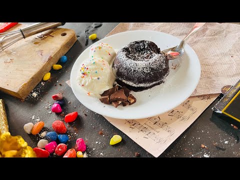 Chocolate lava cake recipe || super easy recipe || Talat Foods