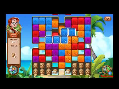 Lost Island Blast Adventure Level 423 NO BOOSTERS - A S GAMING