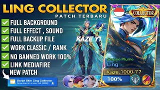 Download lagu Script Skin Ling Collector - Serene PlumeNo Password |Patch Terbaru Full Effect Voice  mp3