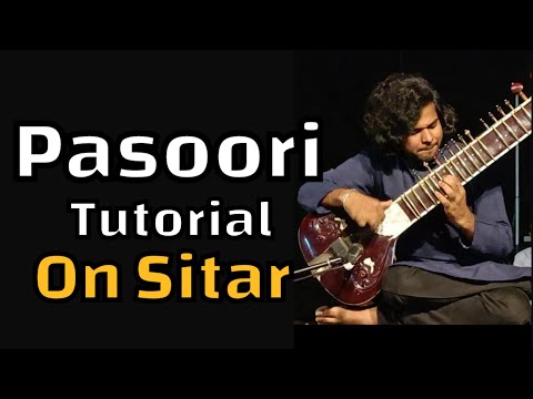 Learn Pasoori Song On Sitar | Easy Sitar Lesson