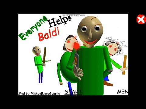 Everyone Helps Baldi | Baldi's Basics mod