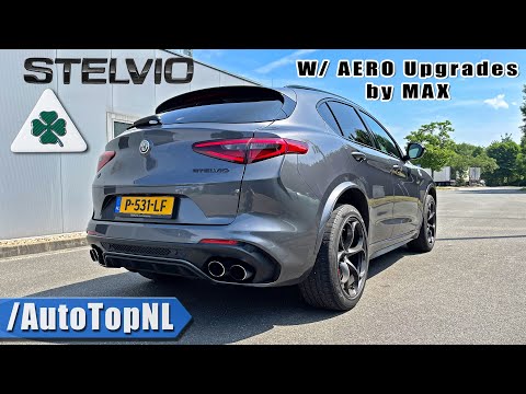 ALFA ROMEO Stelvio Quadrifoglio REVIEW on AUTOBAHN [NO SPEED LIMIT] by AutoTopNL