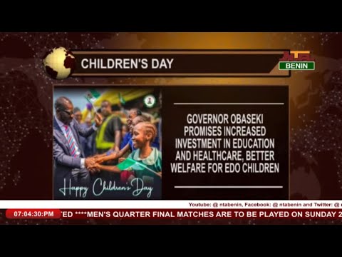 NTA BENIN MAIN NEWS @ 7:00PM SATURDAY 27TH MAY 2023