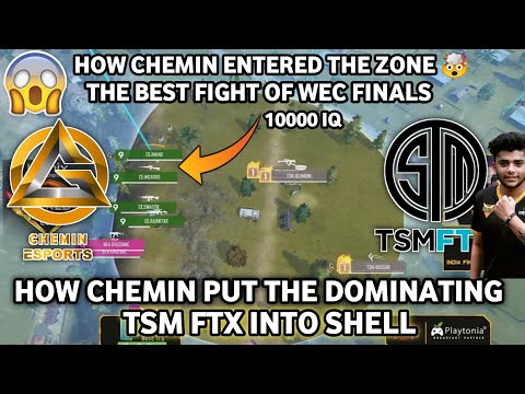 HOW CHEMIN WON THIS IMPOSSIBLE 4 vs 4 WITH TSM FTX 🤯 CHEMIN ESPORTS ROARING IN WORLD ESPORTS CUP 🔥