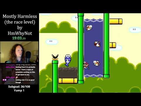 Mostly Harmless (a brutal SMW romhack race level by HmWhyNot)