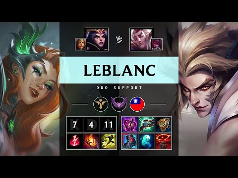 LeBlanc Support vs Rakan: Killing spree - TW Master Patch 25.S1.2