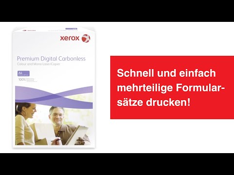 Artikelvideo 1 für xerox Durchschreibesatz Carbonless pre-collated Straight 003R99105 DIN A4, 250 Sätze, Artikelnummer 148542