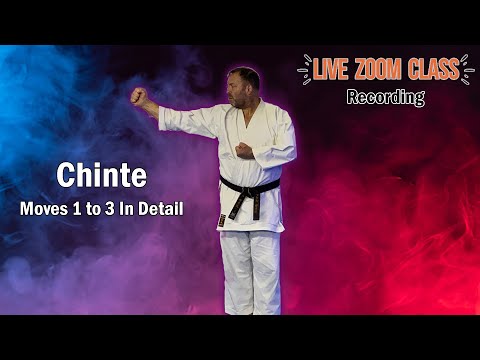 Chinte Kata Step By Step Moves 1 To 3 In Detail