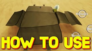 *MOBILE* HOW TO USE BACKPACKS & STORE ITEMS in A DUSTY TRIP! ROBLOX