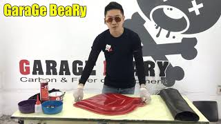 GaraGe BeaRy : Carbon Hand Lay Up Process