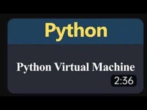 Python Virtualmachine Hindi Coding Python Programming