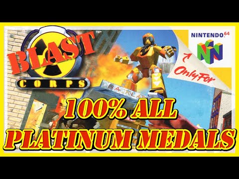 BLAST CORPS ⚠️ 100% Alle Platinmedaillen Streamzusammenschnitte!