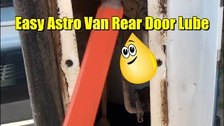 1992  Astro Van Quick, Rear Door Lock Lube