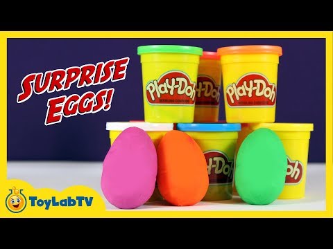 Play Doh Surprise Eggs with Jake & the Neverland Pirates Toys
