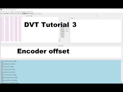 How to do encoder offset setup in Sevcon DVT software