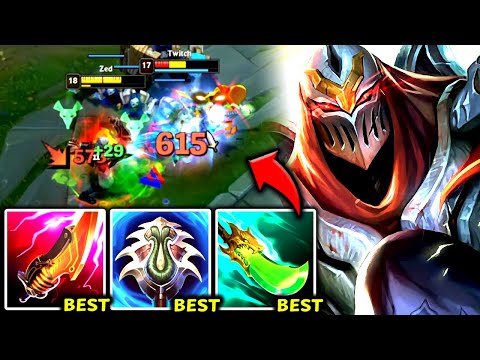 ZED TOP IS INCREDIBLY STRONG & YOU'LL LOVE IT (ZED IS A BEAST) - 2025 Zed TOP Gameplay Guide