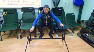 Mad подставка для 3 удилищ d-fender rod pod 2kg