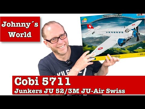 Cobi 5711 Vokietijos Junkers JU-52/3M transporto lėktuvas