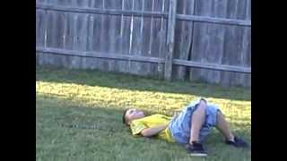 kyle and fatman run with rope around our waist