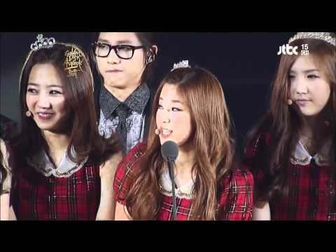 120119 JTBC The 26th Golden Disk in Osaka B1A+A Pink+Dal Shabet-Rookie Award